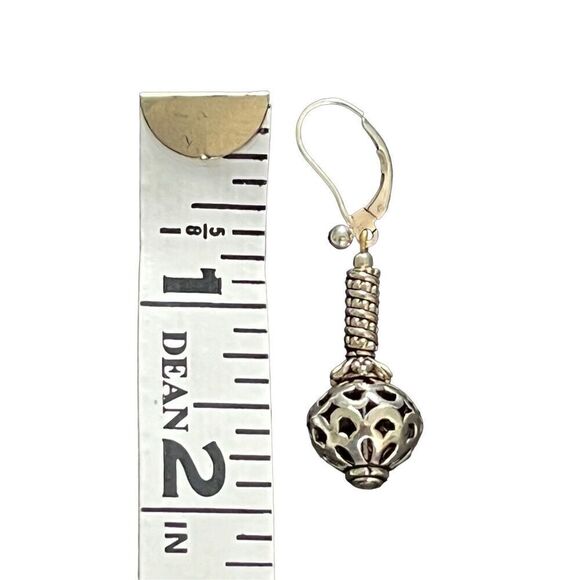 Sterling silver dangle earrings - Picture 2 of 5